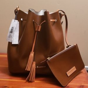 Genuine Dooney & Bourke Brown Leather Purse